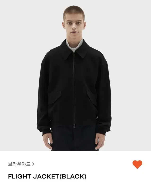 브라운야드 22fw 플라이트 자켓 블루종 블랙 3사이즈 판매합니다