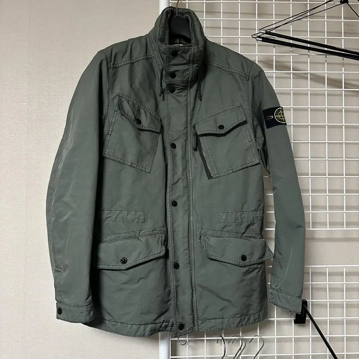 Stone Island David TC Field Jacket Light Green M