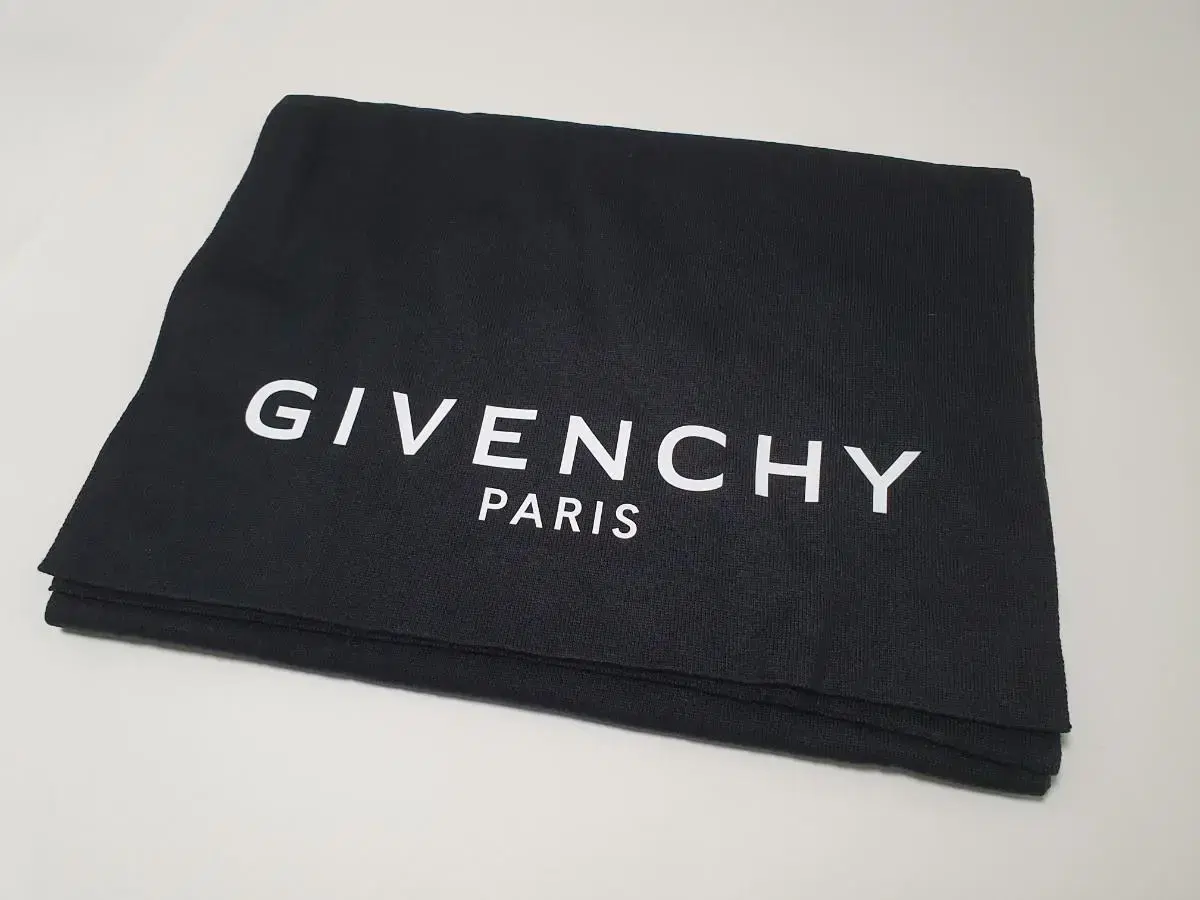 지방시 Givenchy 로고 코튼 캐시미어 목도리