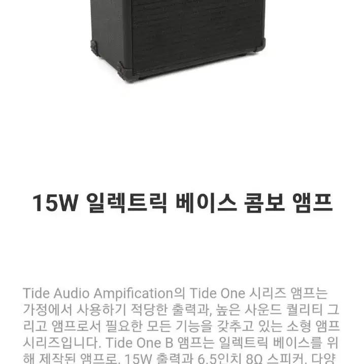 베이스앰프 Tide audio - Tide One B