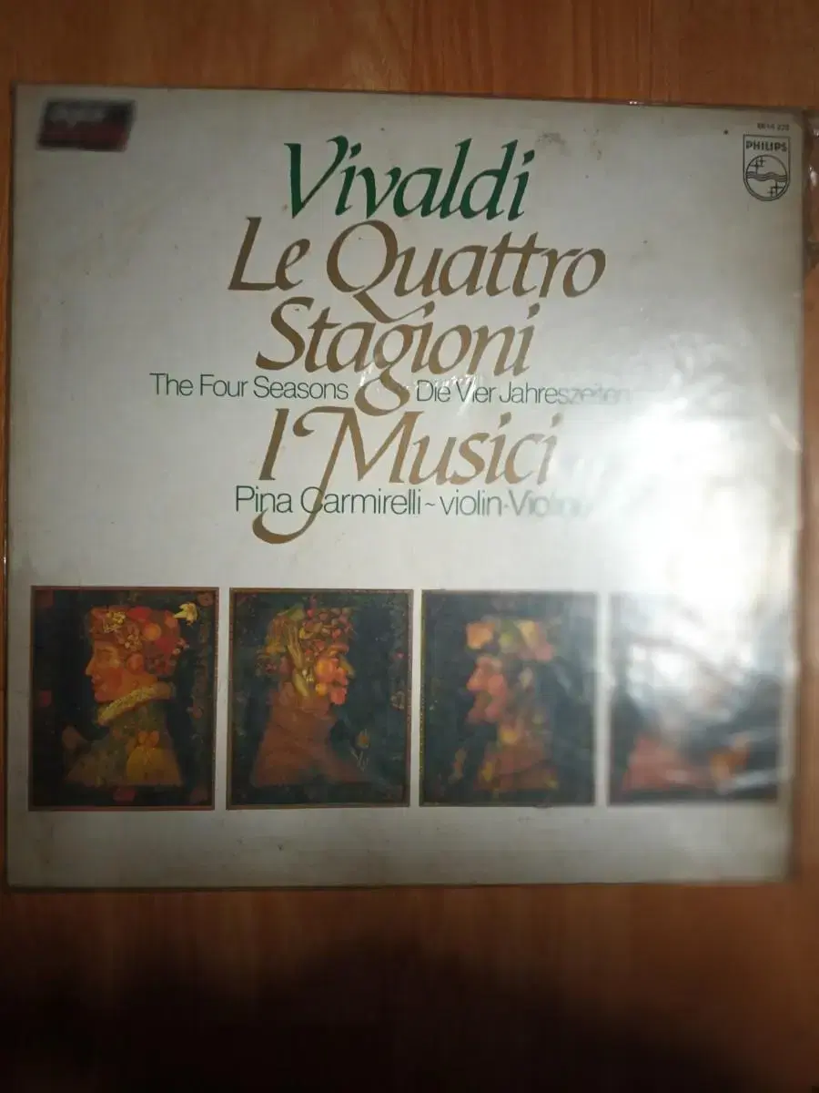 LP version of the Four Seasons by Vivaldi, a classical music master