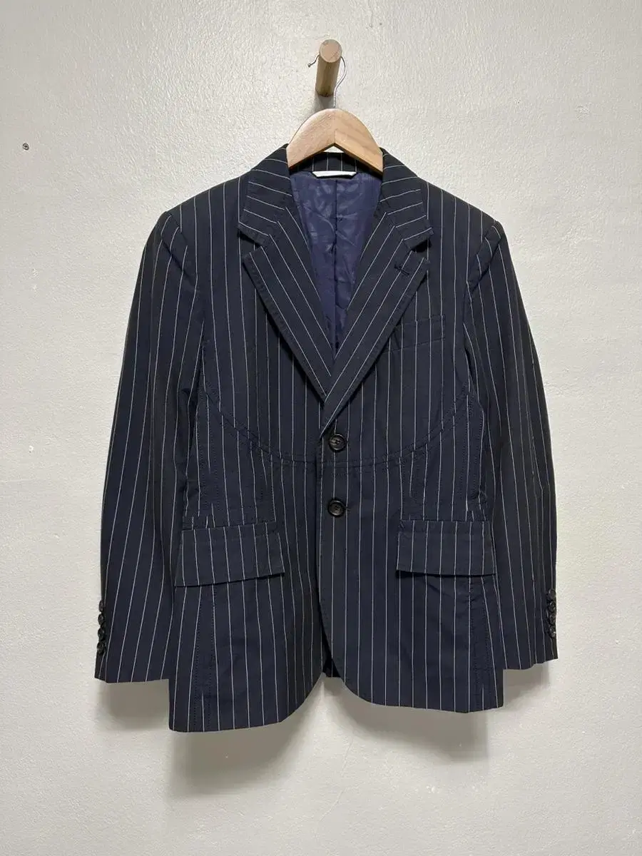 Poulsmith Cutout Design Striped Jacket