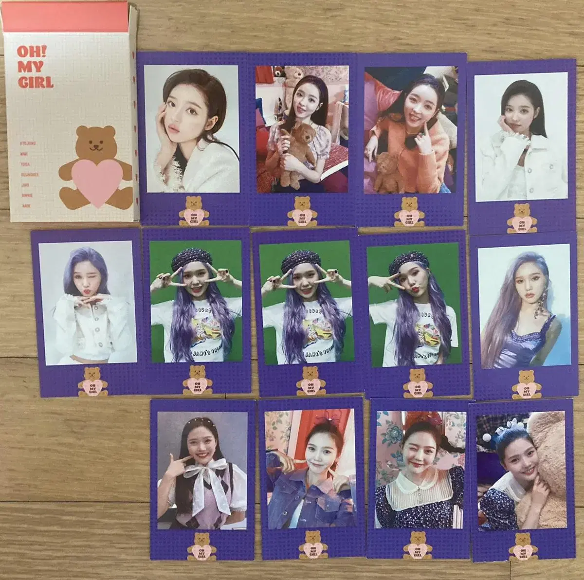 (택포)oh my girl nonstop polaroid set