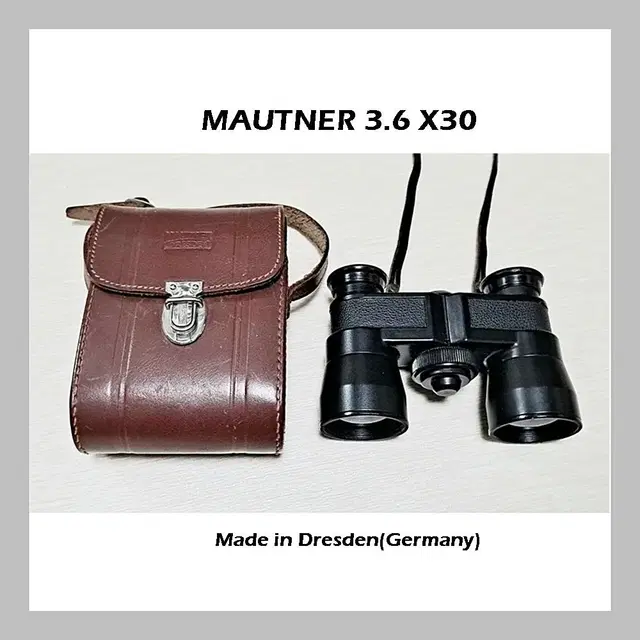 독일 빈티지 오페라 스포츠 쌍안경 MAUTNER 3.6x30