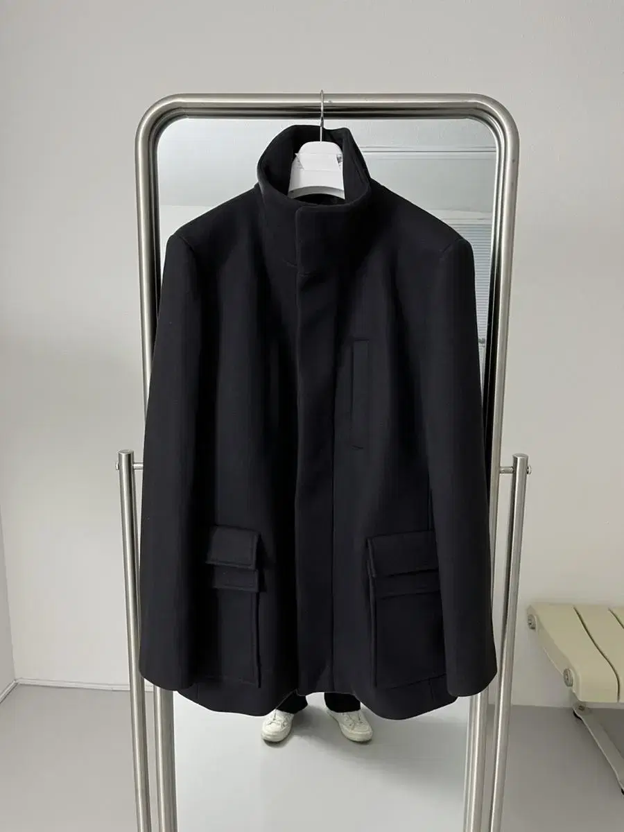 CK Calvin Klein Platinum Minimalist Wool Jacket