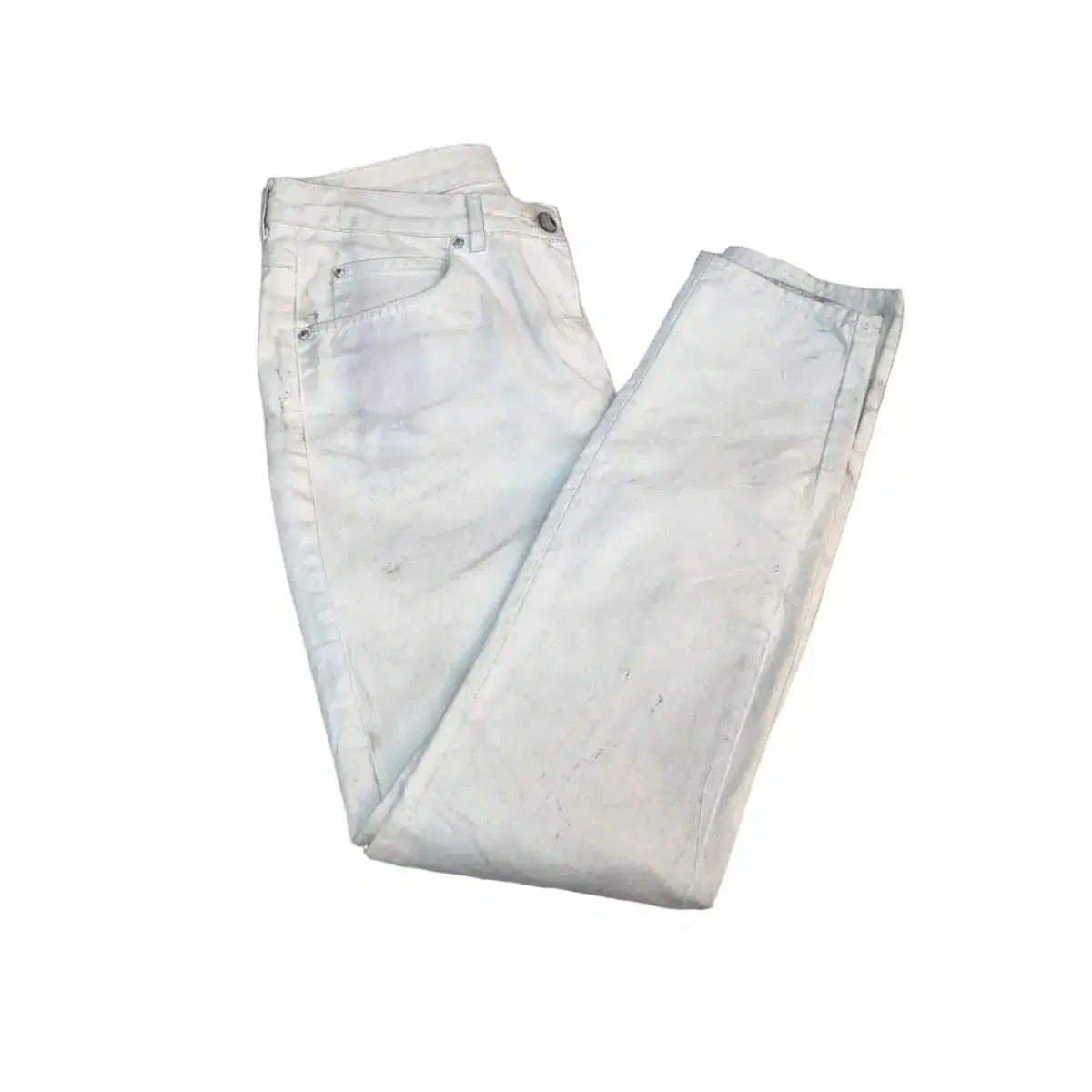 [40] H&M x Margiela White Painted Pants