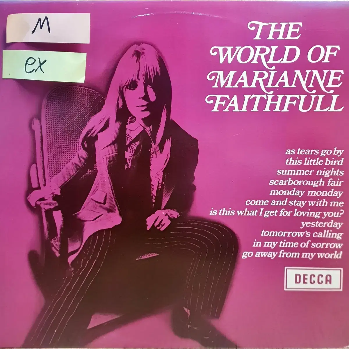 메리앤 페이스풀 THE WORLD OF MARIANNE FAITHFULL