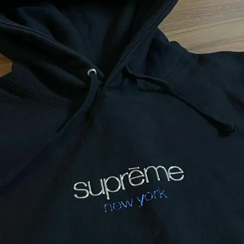 supreme 슈프림 크롬클래식로고 후디 (블랙M)