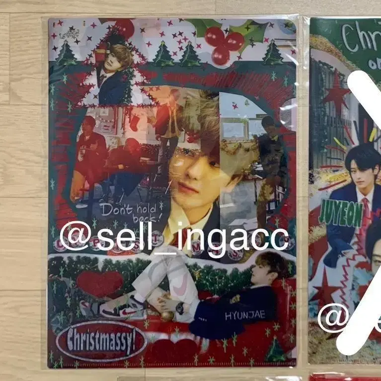 The Boyz hyunjae lee jaehyun Mr. Christmas l-holder poster Photocard