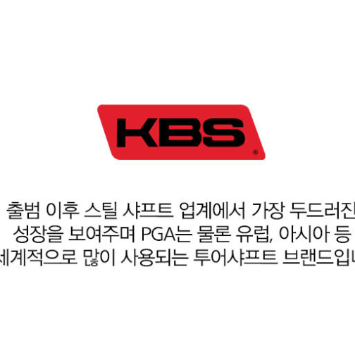 [KBS퍼터샤프트] CT투어120 크롬 더블넥 퍼터샤프트