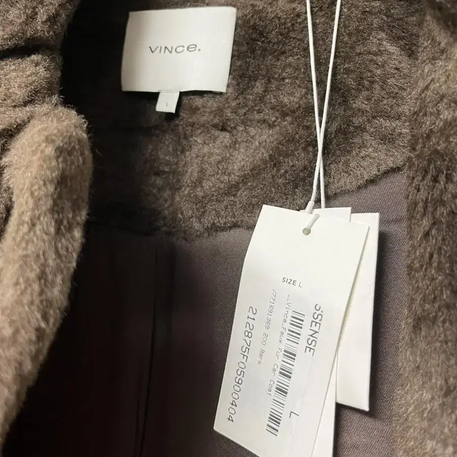 Vince Faux Fur Coat 빈스 페이크 퍼 코트 새상품