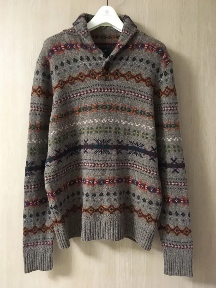 [95] TOMMY HILFIGER Shawl Kara Wool-Blend Knit Cardigan