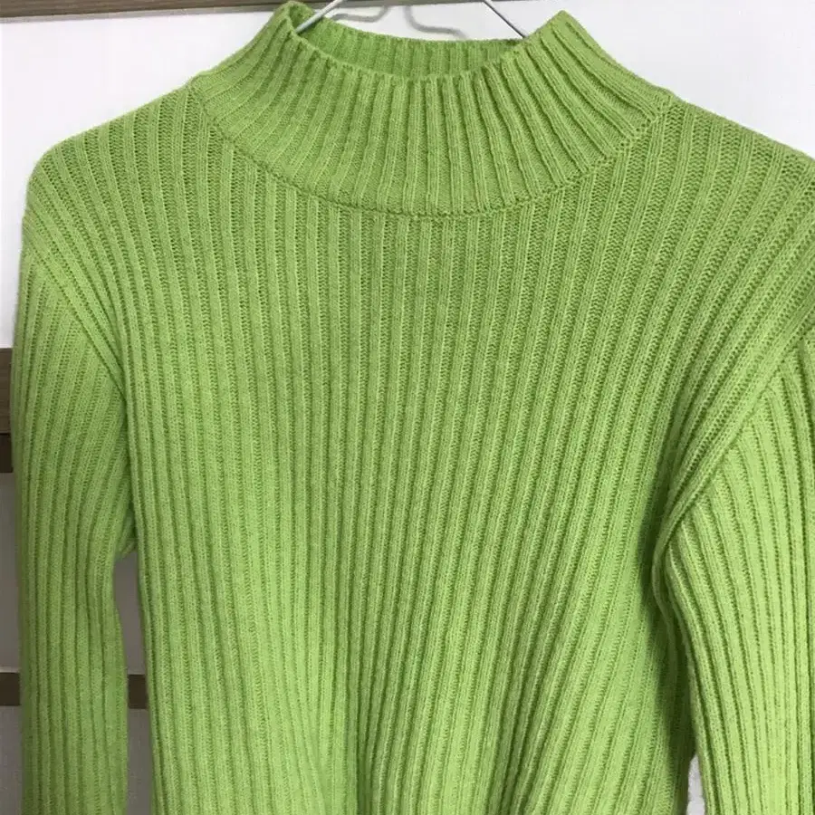 샵503 crop turtle knit 니트 그린