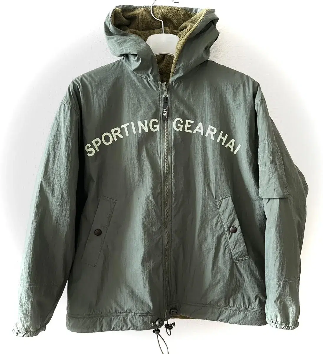 90s 이세이 미야케 Sporting Gear Hai 리버시블 후드 봄버