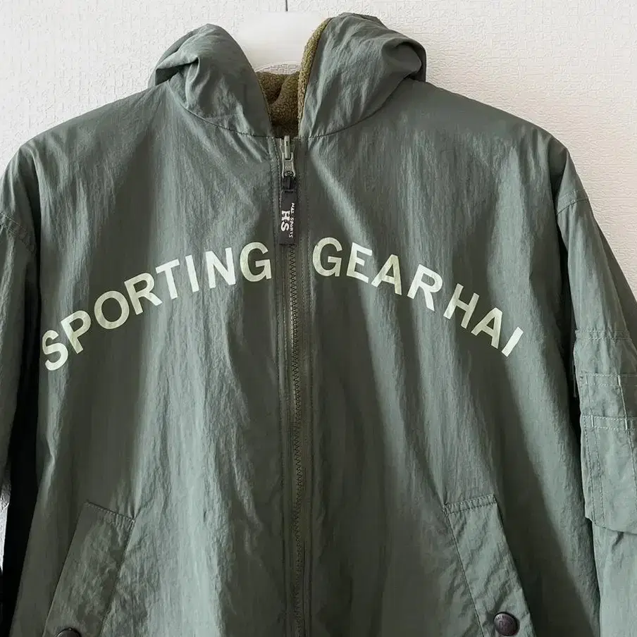 90s 이세이 미야케 Sporting Gear Hai 리버시블 후드 봄버