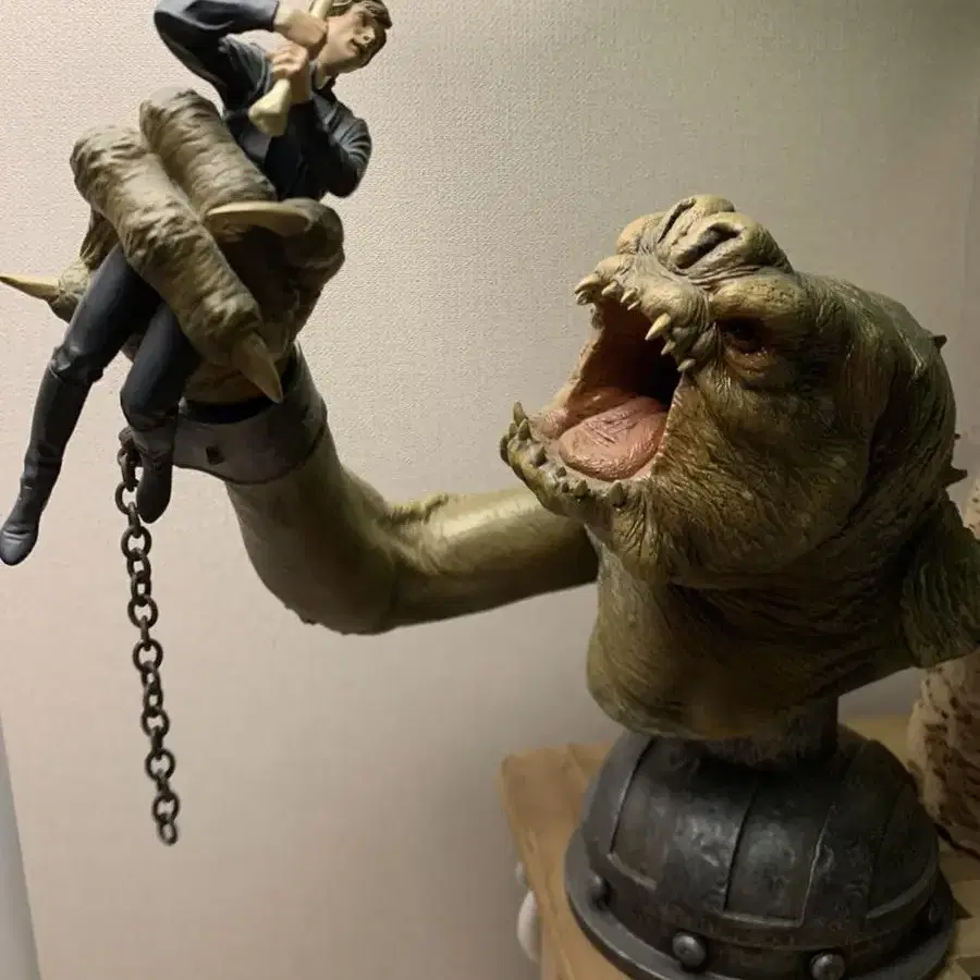 사이드쇼 luke vs rancor 디오라마