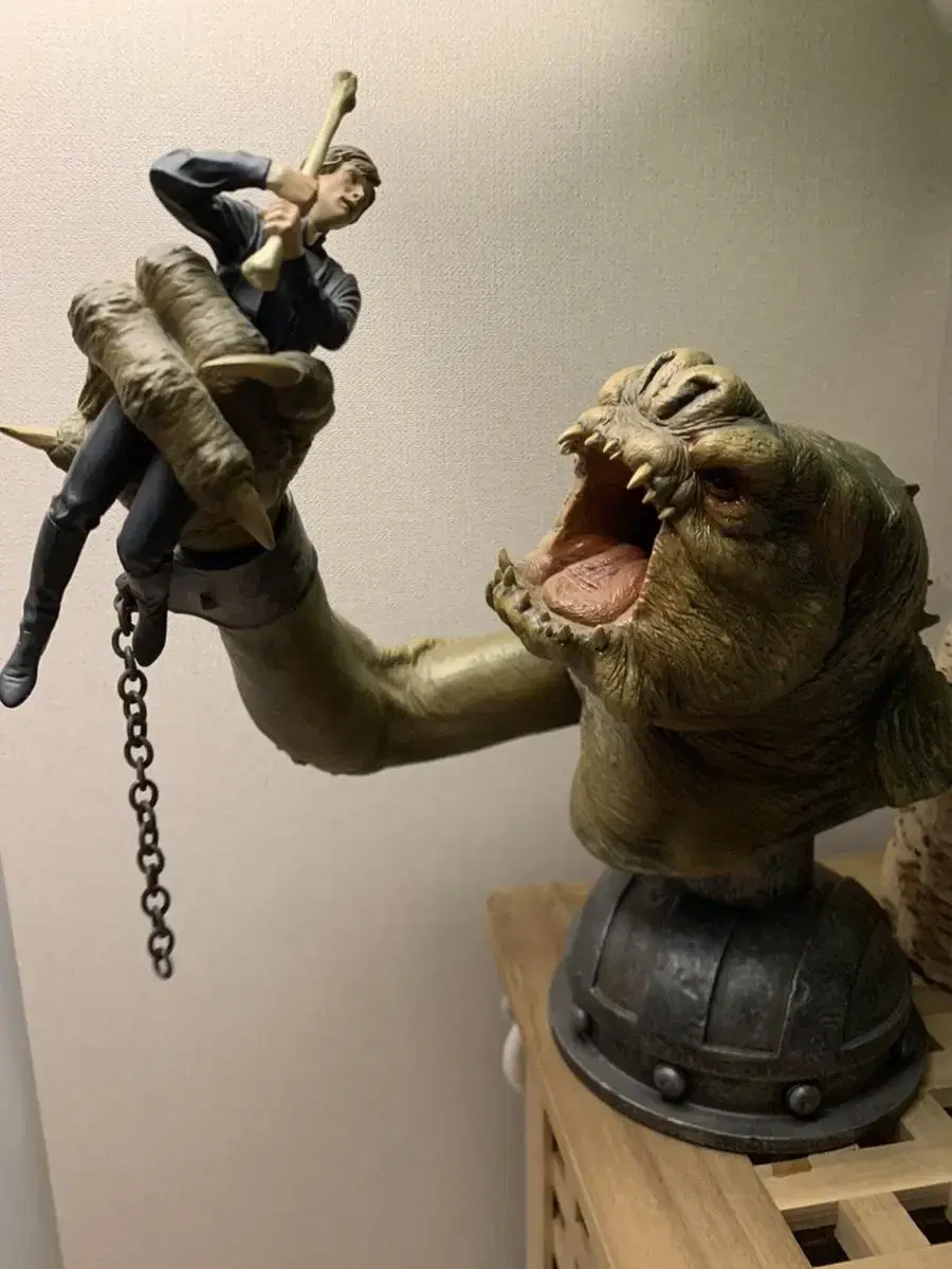 사이드쇼 luke vs rancor 디오라마