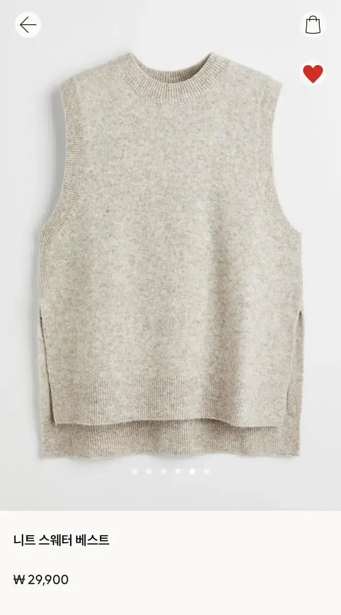 (NEW) H&M Knit Sweater Vest