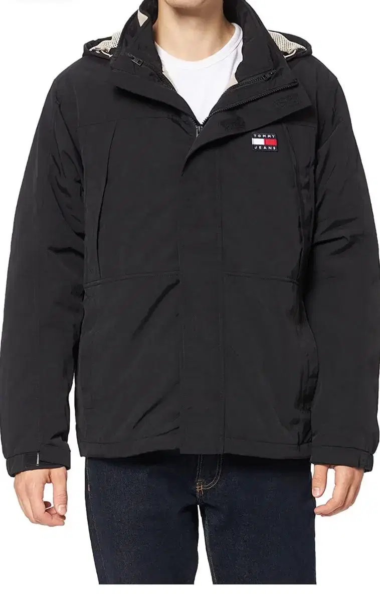 [New] Tommy Hilfiger Black Parka Jumper Jacket L