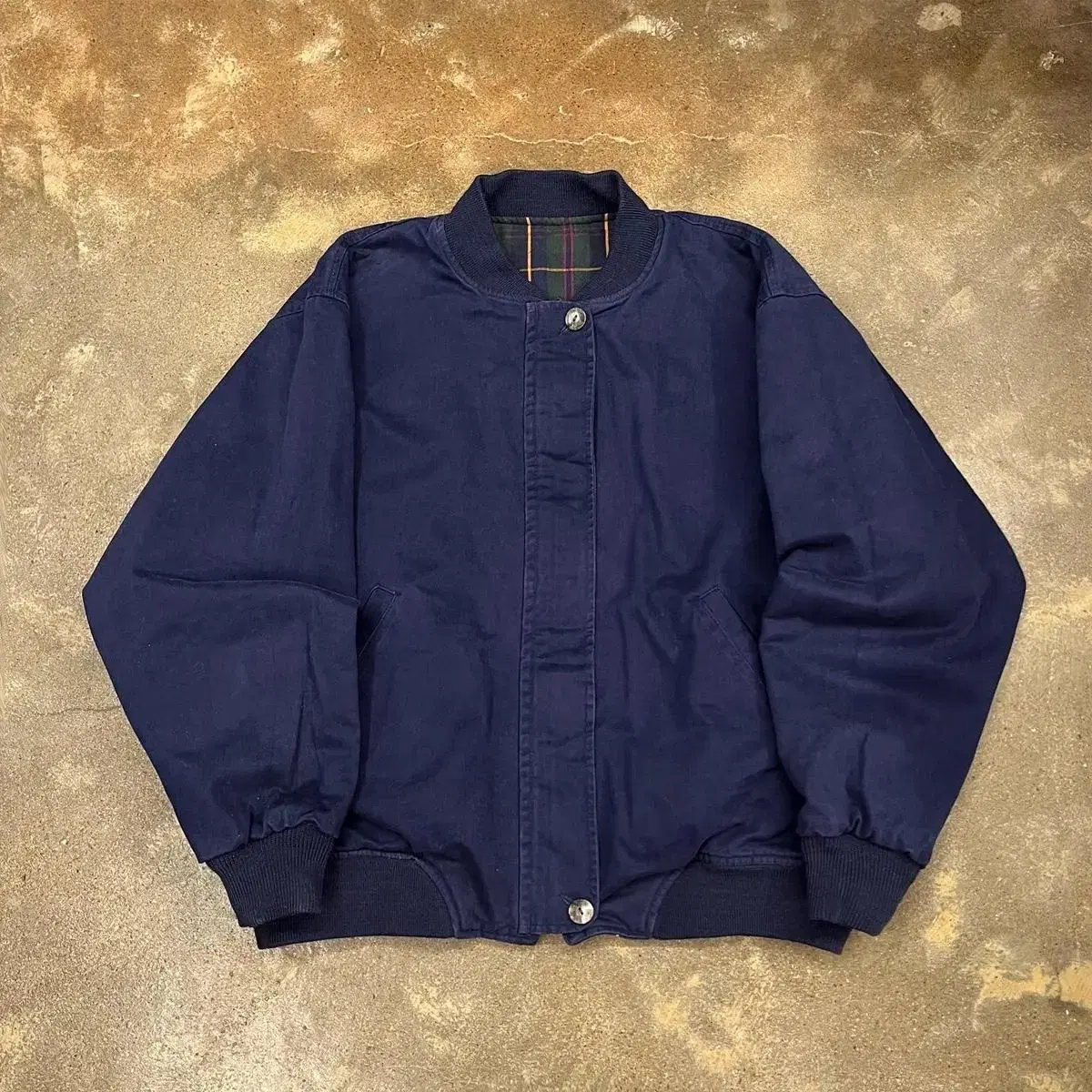 (정품)Woolrich 울리치 양면 블루종 made in USA