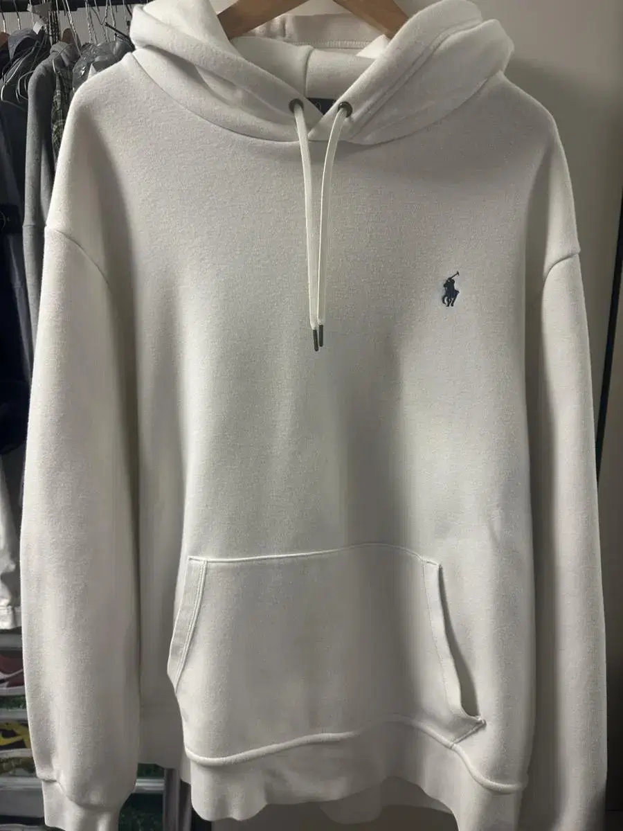 Polo Ralph Lauren Domestic Edition Brushed Hoodie White XL