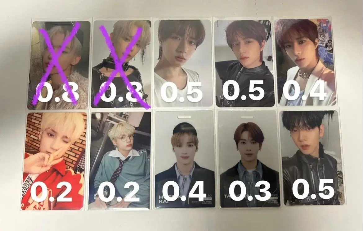 Official TXT Photocard / Temple Card