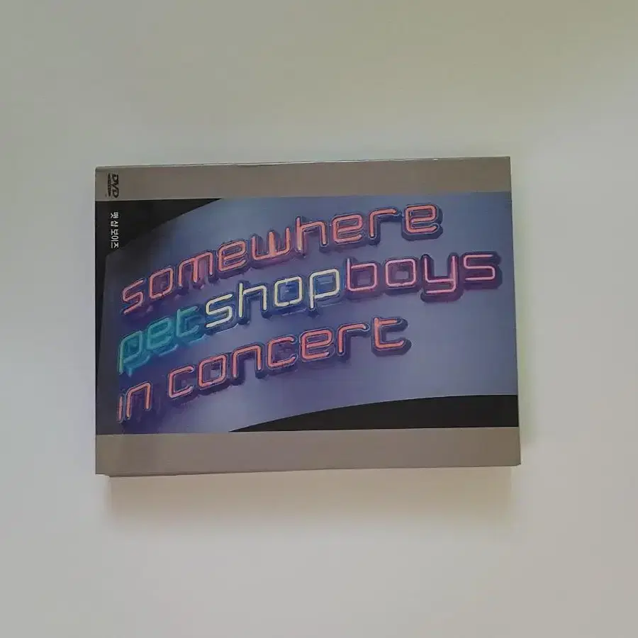 pet shop boys somewhere 팻샵보이즈  dvd 판매