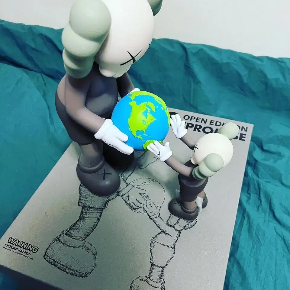 kaws the promise vinyl figure brown