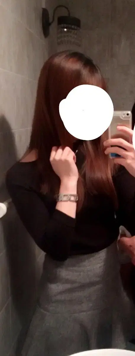 [F] 그레이 머메이드 스커트