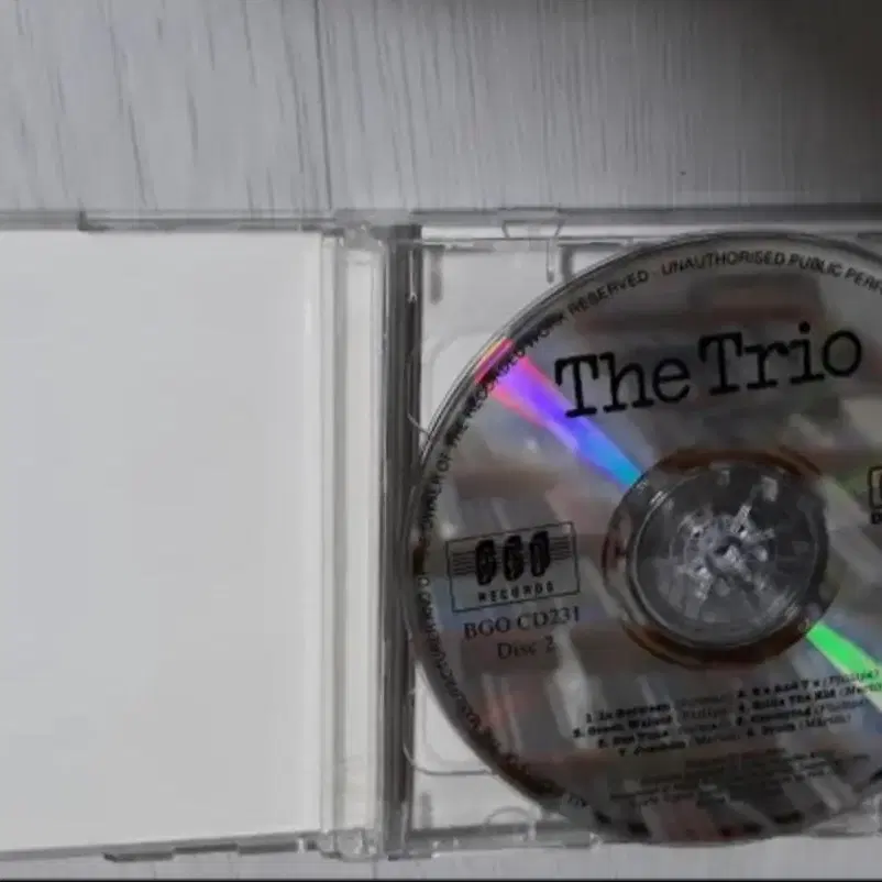 Jazz 프리재즈 트리오 The Trio 영국반 씨디 2cd 더블앨범