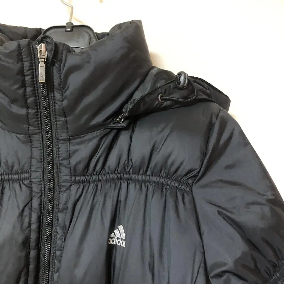 Vintage Adidas black long padding