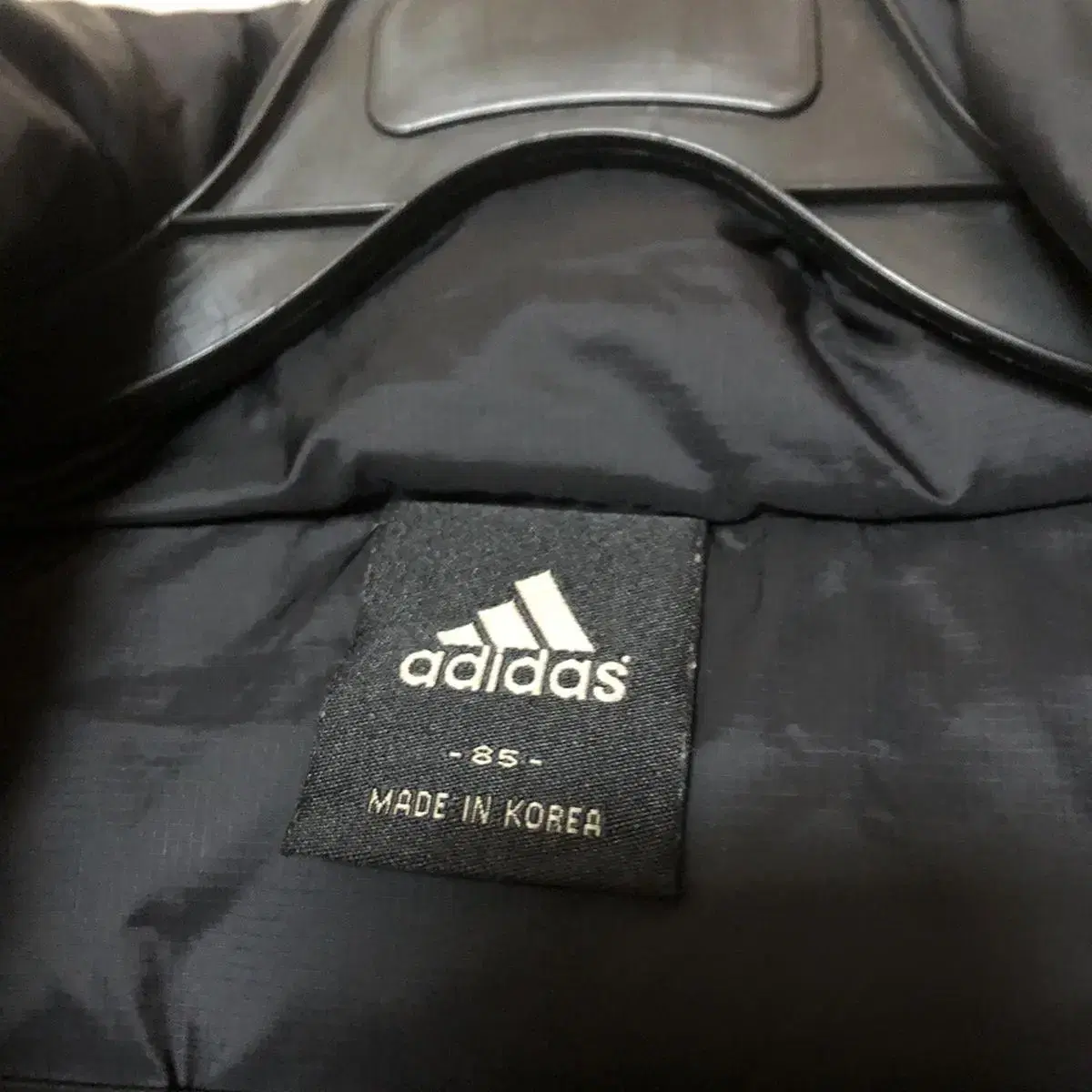 Vintage Adidas black long padding