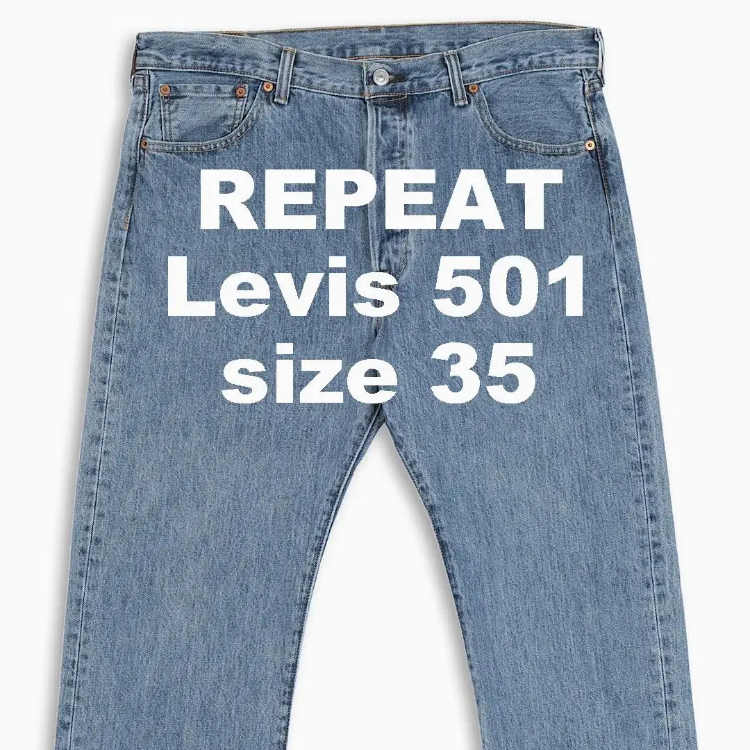 Vintage Levi's 501 medium blue 35 size .LV50136219