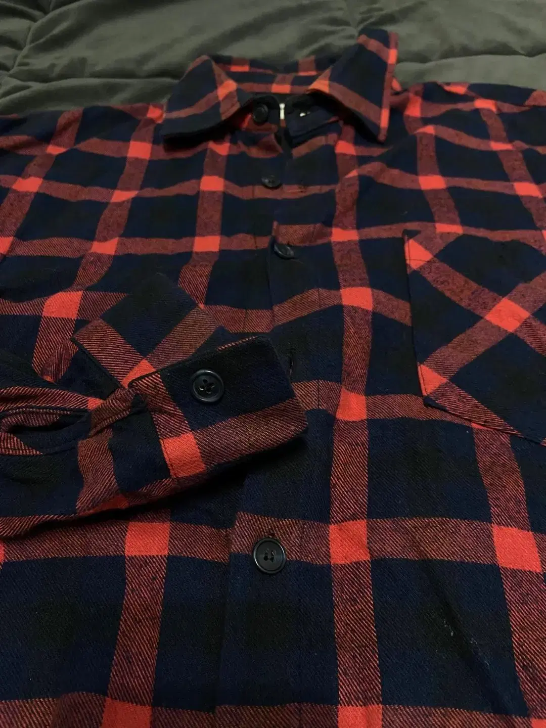 Check Shirt Red XL