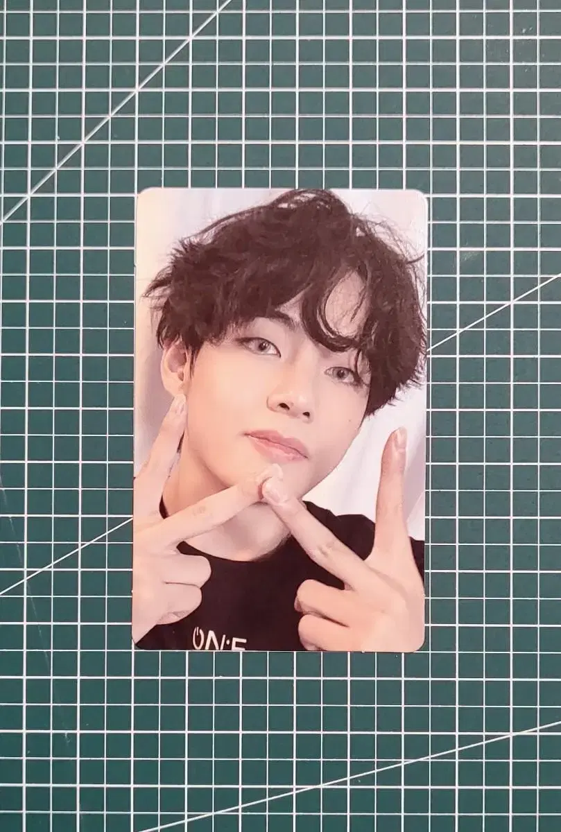 bangtan bts mapsoloncon blu-ray taehyung photocard full set