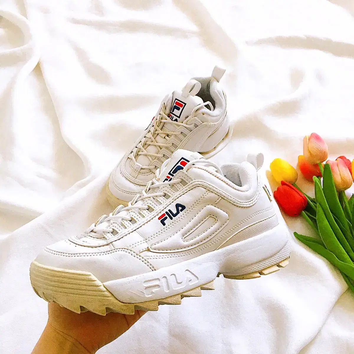 [풀패키지관리상태A+급] FILA 휠라 디스럽터2 230mm