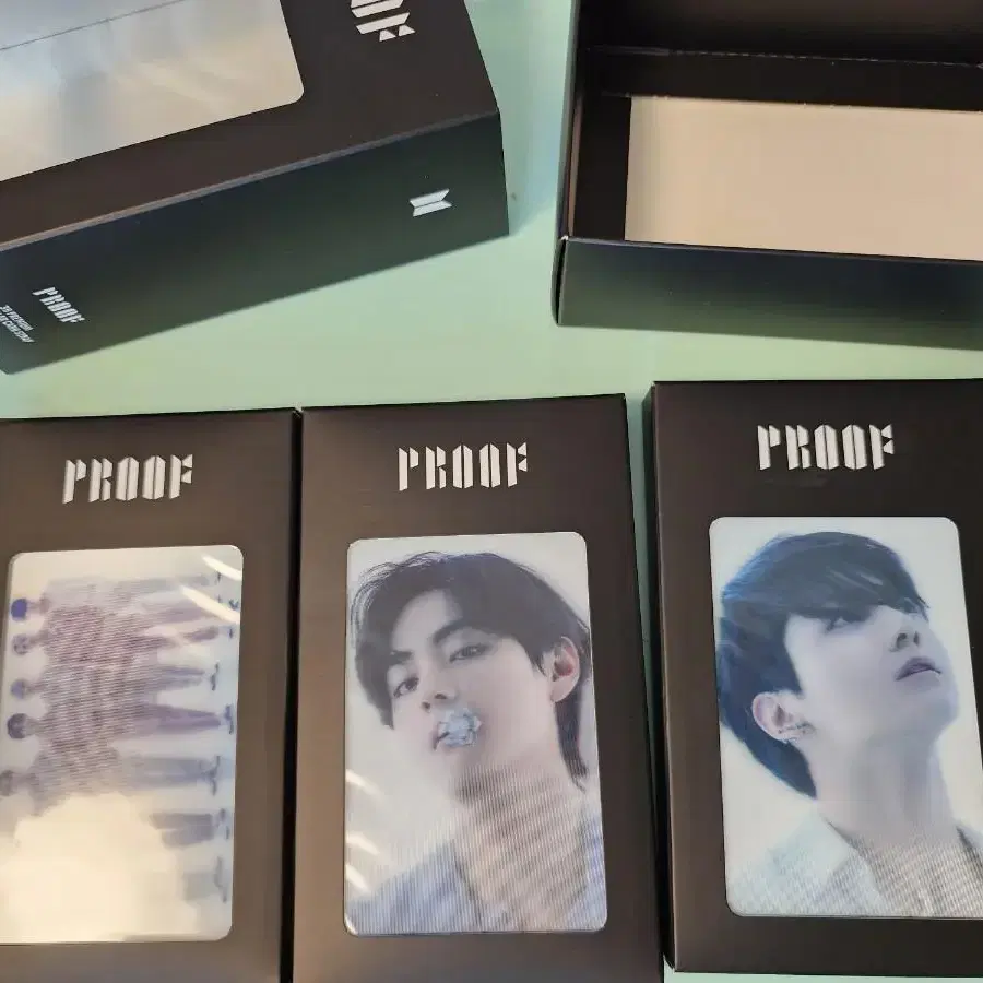 BTS Proof 3D 렌티 카드 스트랩 정국 태형 단체