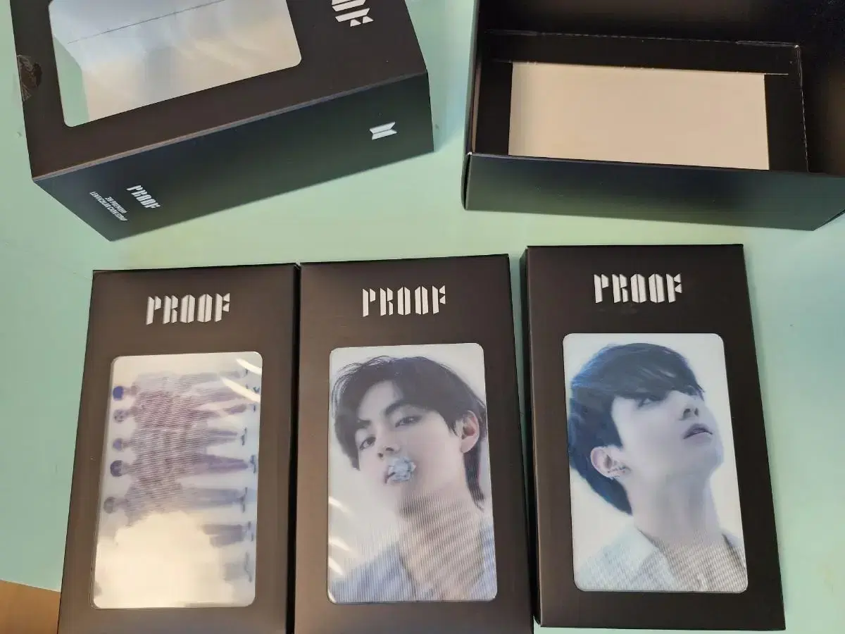 BTS Proof 3D 렌티 카드 스트랩 정국 태형 단체