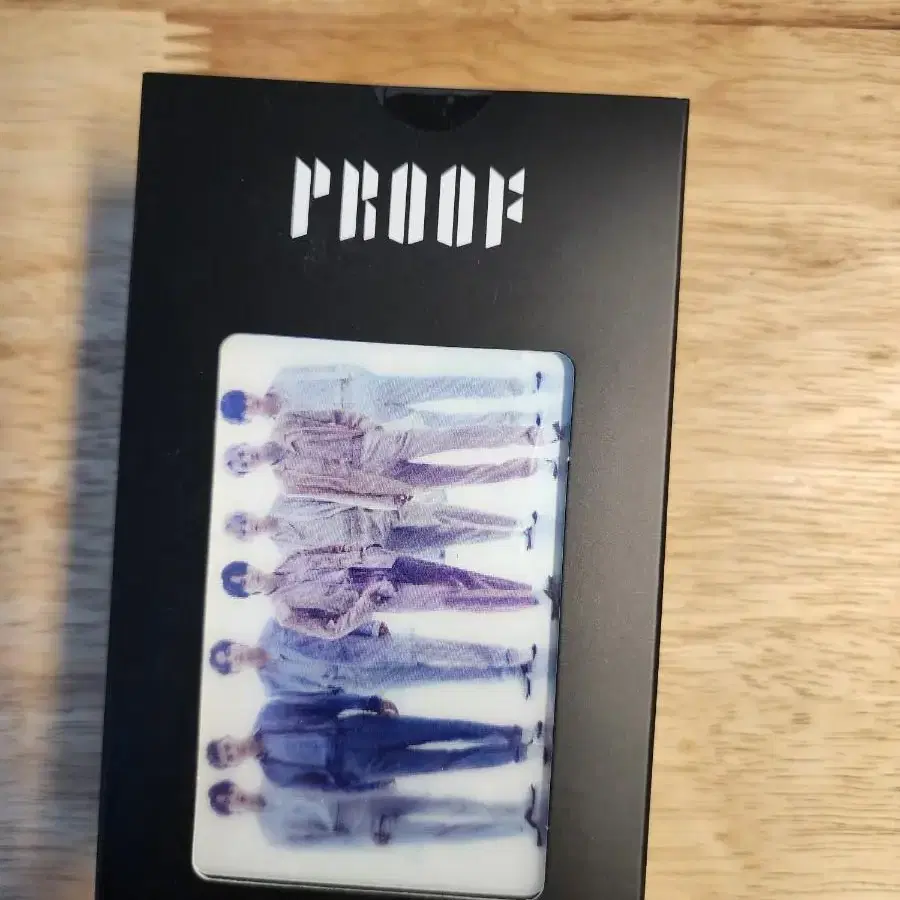 BTS Proof 3D 렌티 카드 스트랩 정국 태형 단체