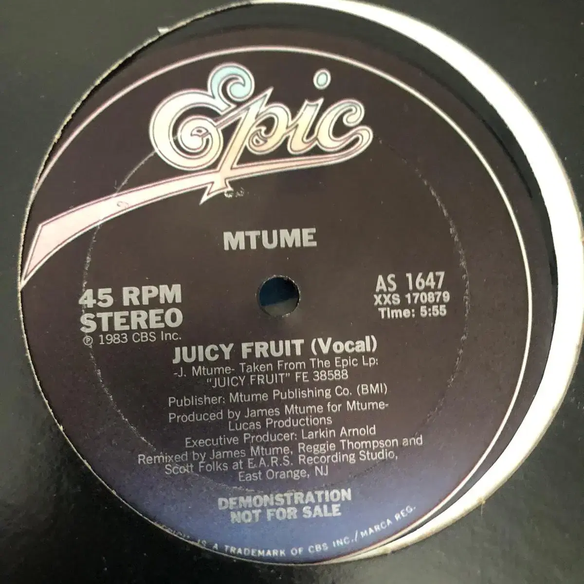 Mtume - Juicy Fruit lp 소울 훵크 디스코 힙합 바이닐