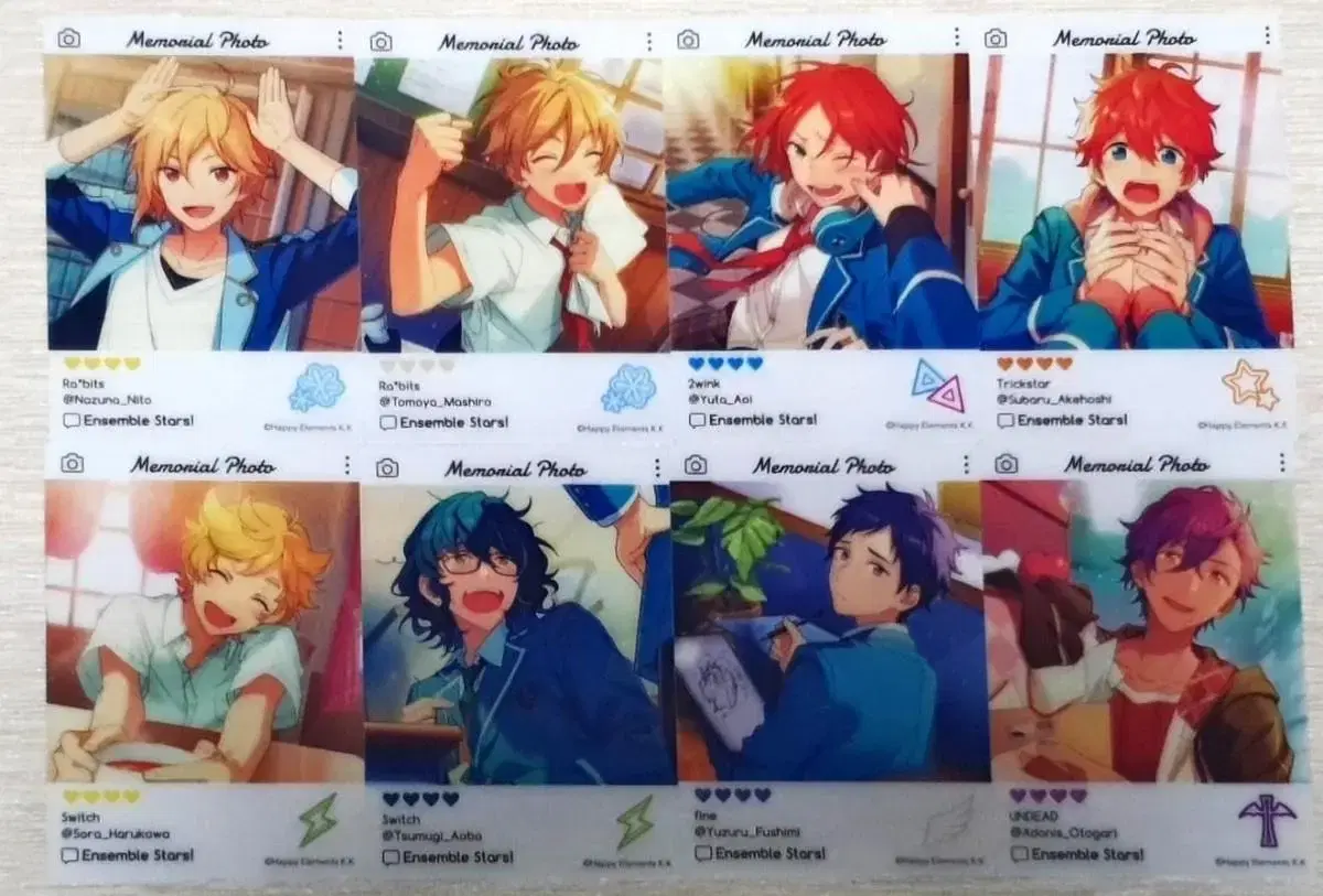 Anstar Emoka Subaru Yuzuru sora Nayeon Yuuta Tomoya Tsumugi