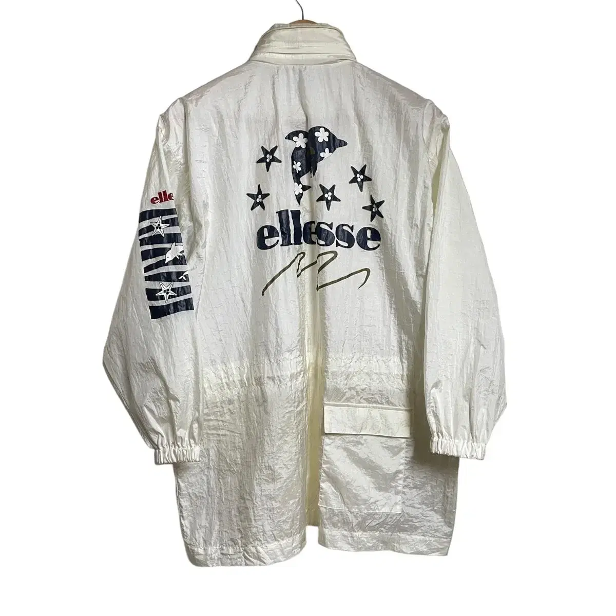 L'Elysée Old School Big Logo Windbreaker M Vintage