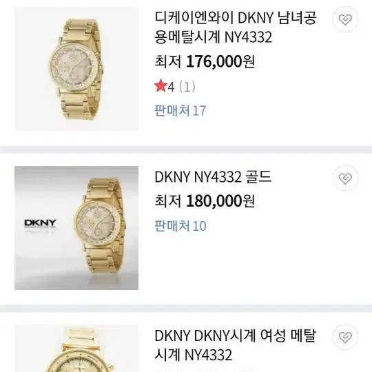 여성용 DKNY 여성용 크로노그래프 시계