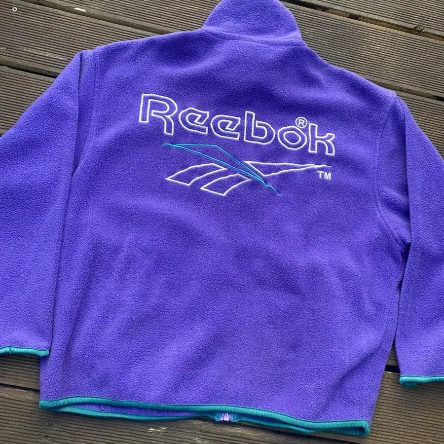 90's Reebok 플리스자켓