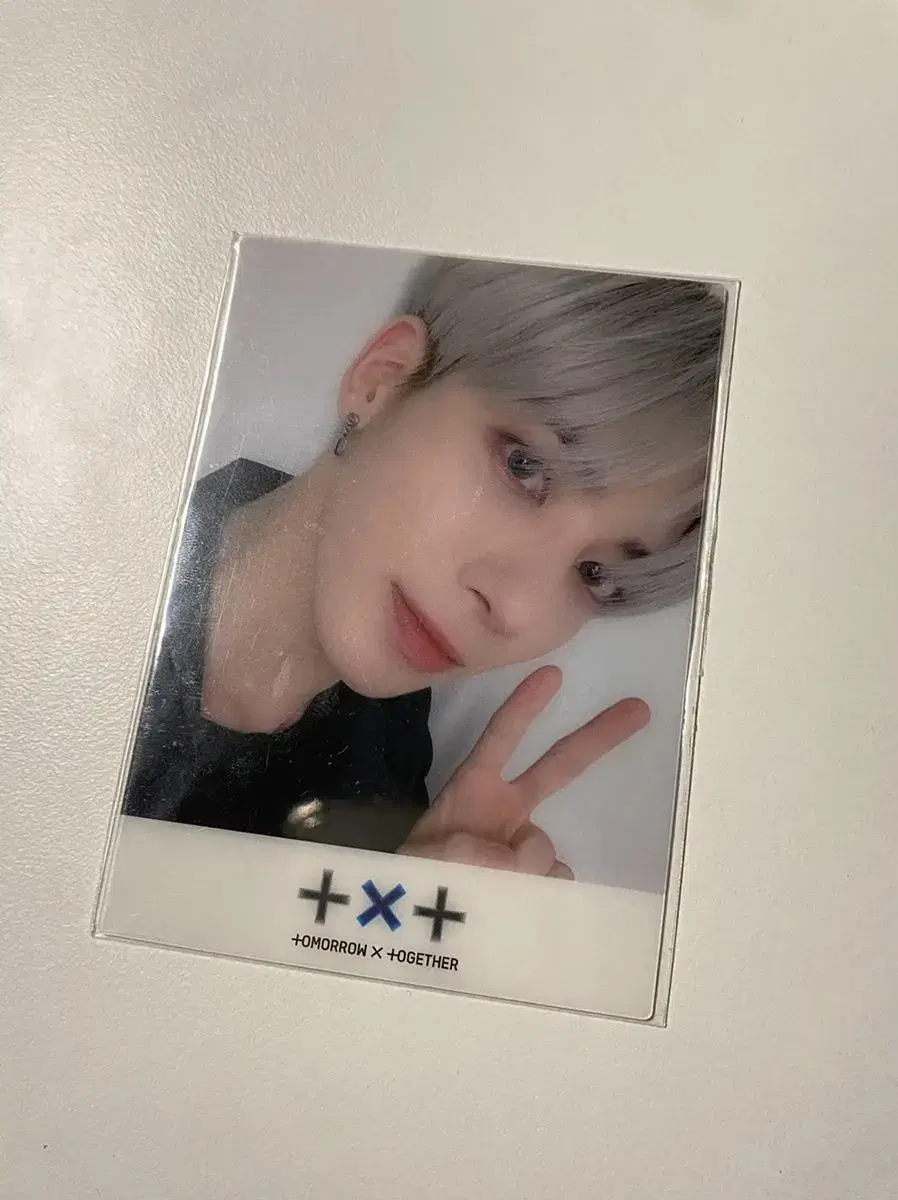 txt weverse japan clear taehyun photocard sealed wts