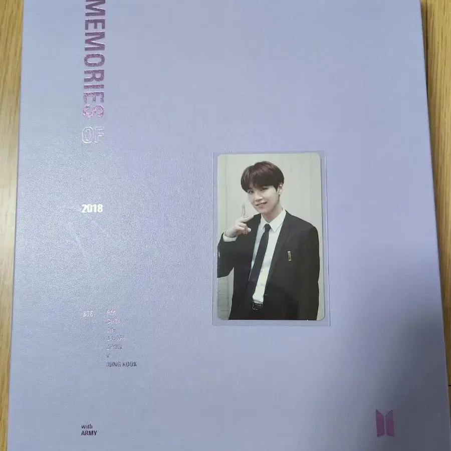 윤기 포카)bts 방탄 2018 메모리즈 dvd