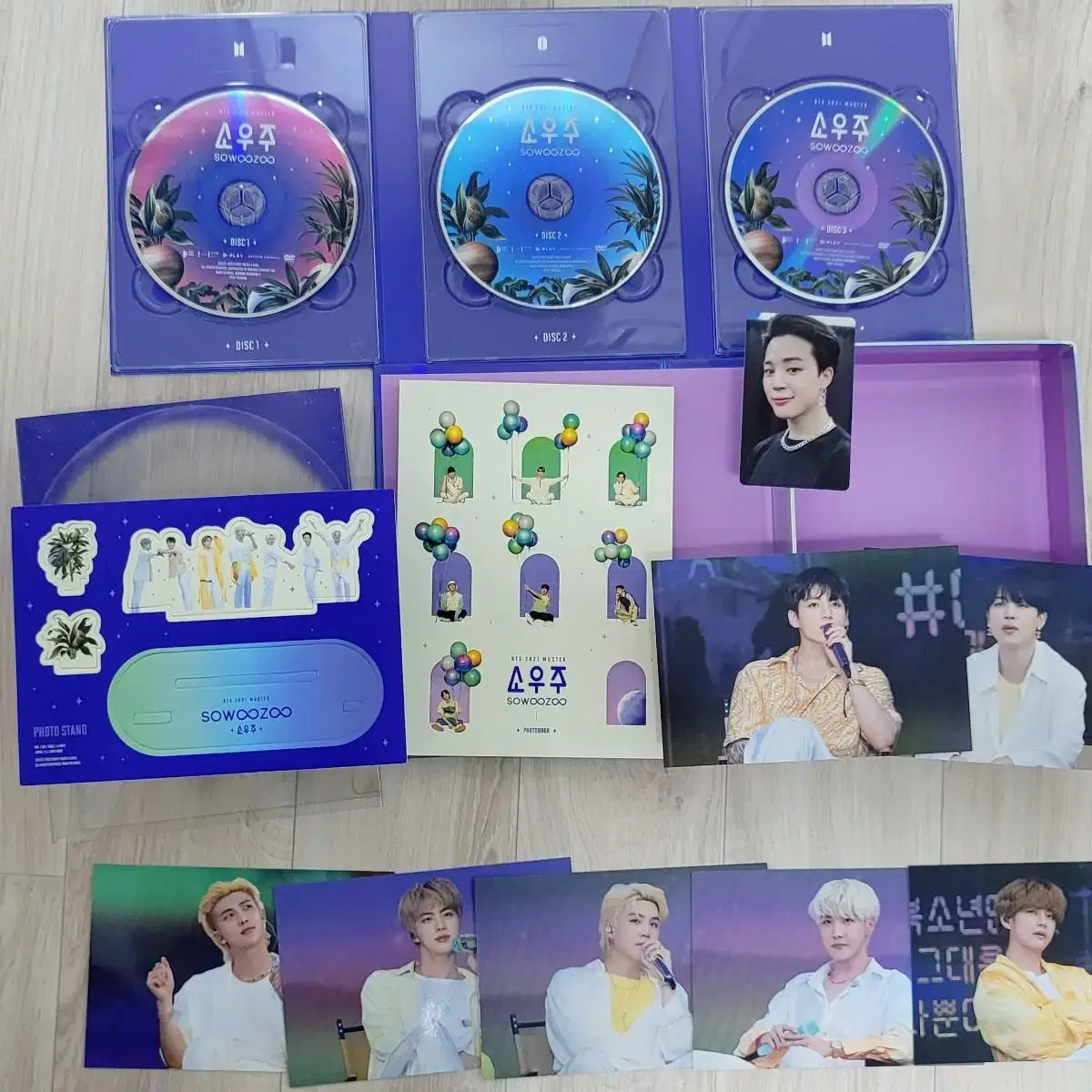 방탄소년단 소우주 dvd 지민포카 풀박