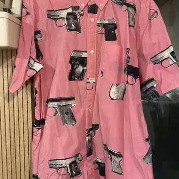 슈프림 Supreme gun shirt 13ss pink | 브랜드 중고거래 플랫폼