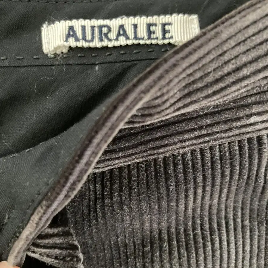 오라리 코듀로이 팬츠 auralee washed corduroy flar