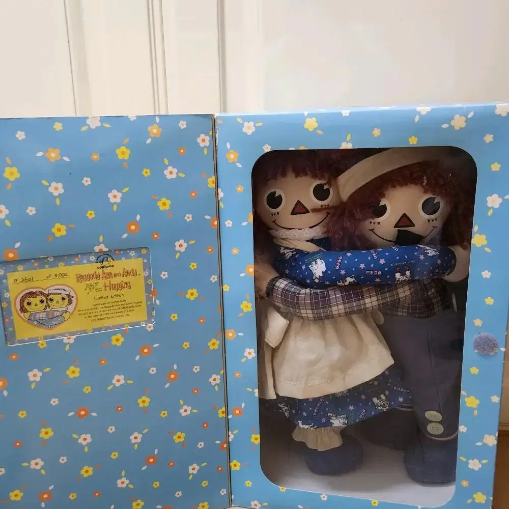 빈티지 Raggedy Ann and Andy 인형